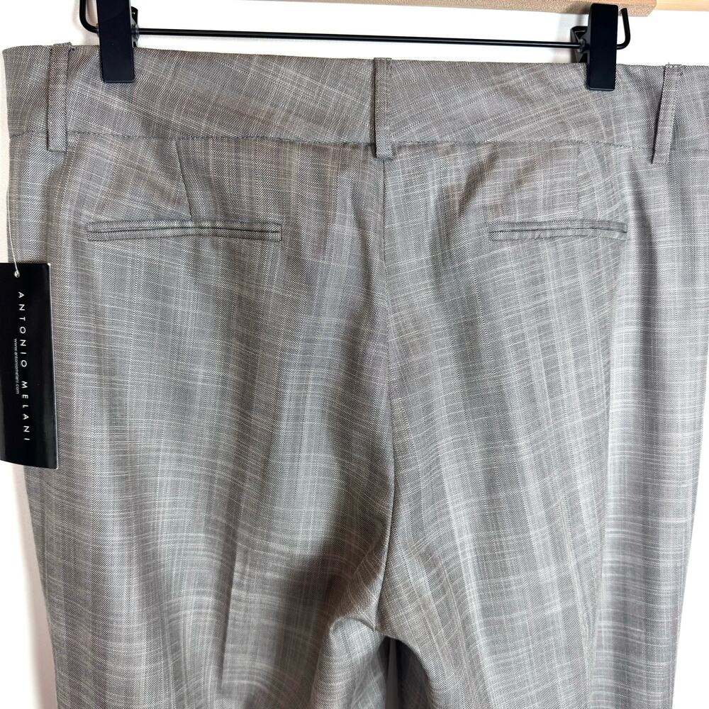 ANTONIO MELANI Maxine Fit Wide Leg Smoke Grey Pant Size 10 NWT - Picture 6 of 9